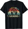 Non ti sento, sto giocando Regalo divertente vintage per gamer Regalo cuffie T-shirt unisex