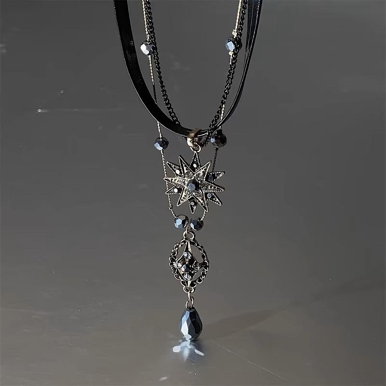 

Модное ожерелье для женских украшений чёрный