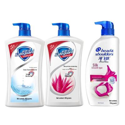 Safeguard Body Wash & Head & Shoulders Shampoo Combo