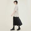 CHIQUITA Jersey Skirt (Cotton) Black 242401Sbk