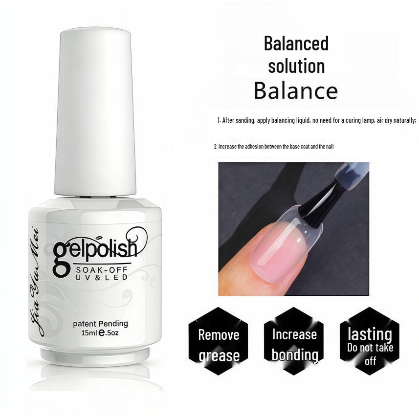Nail Art Gel Set: Removable Base, Strengthening Gel, Matte Top Coat, No-Wipe Adhesive Gel Polish