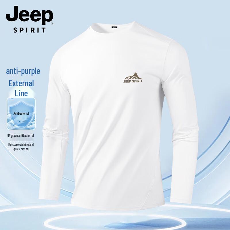 JEEP SPIRIT Men s Long Sleeve Quick-Dry T-Shirt M