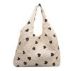 Love Women's Bags, Cloth Bags, New Fashionable Hantote Bags, Large-capacity Casual Underarm Shopping Bags.