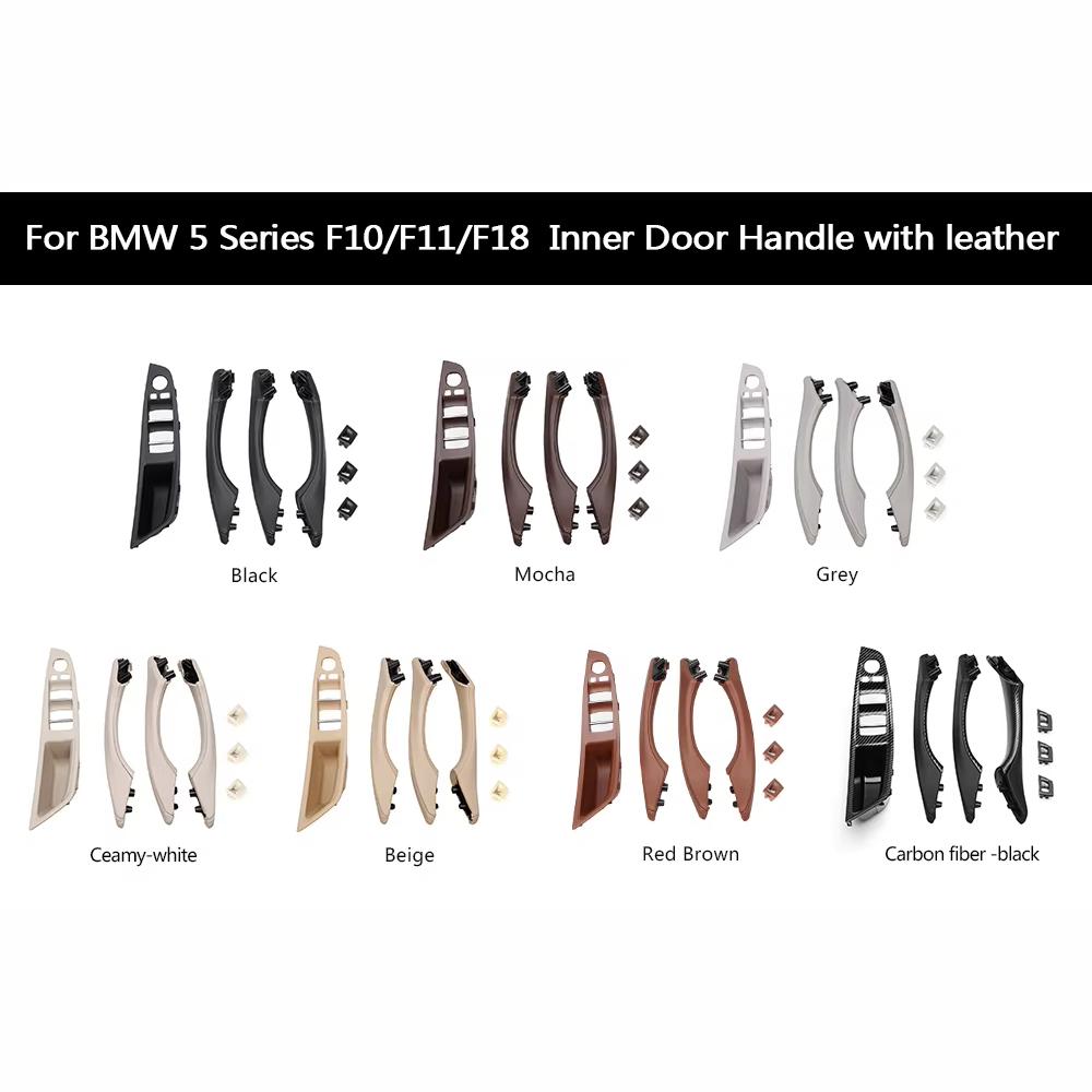 Price F10 F11 LHD RHD Leather Interior Door Pull Handle Assembly for BMW 5 Series F10 F11 F18 520i 523i 525i 528i 535i