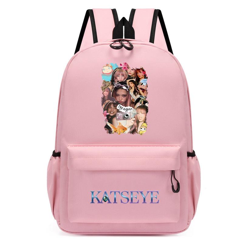 KATSEYE Korean Style Printed Kindergarten School Backpack for Kids Toddler Bookbag Lightweight Water-Resistant 60123-9