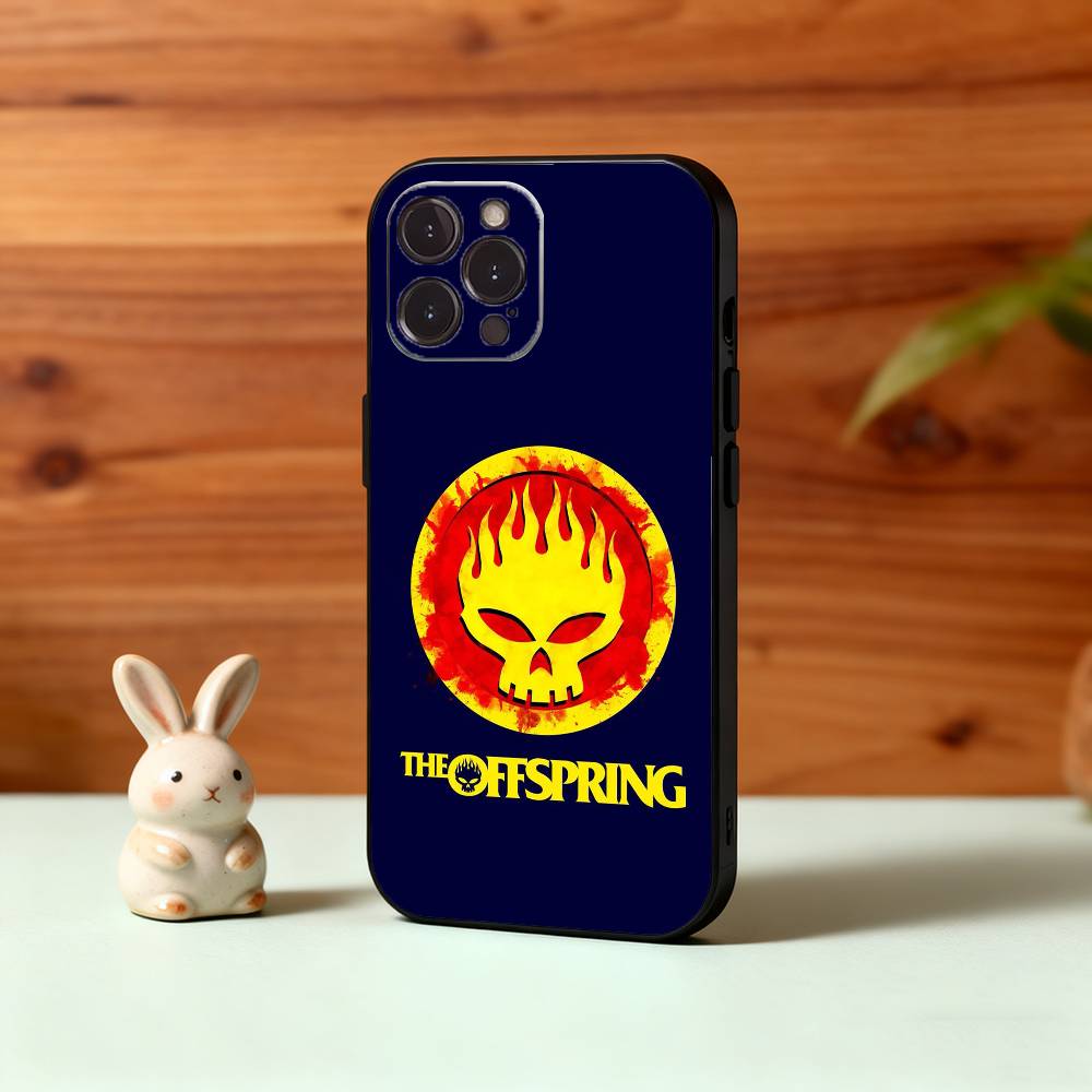 COOL T-The O-Offspring SUPERCHARGED Phone Case For iPhone17,16,15,14,13,12Plus,Pro Max,XS,5G Soft Silicone Black Cover