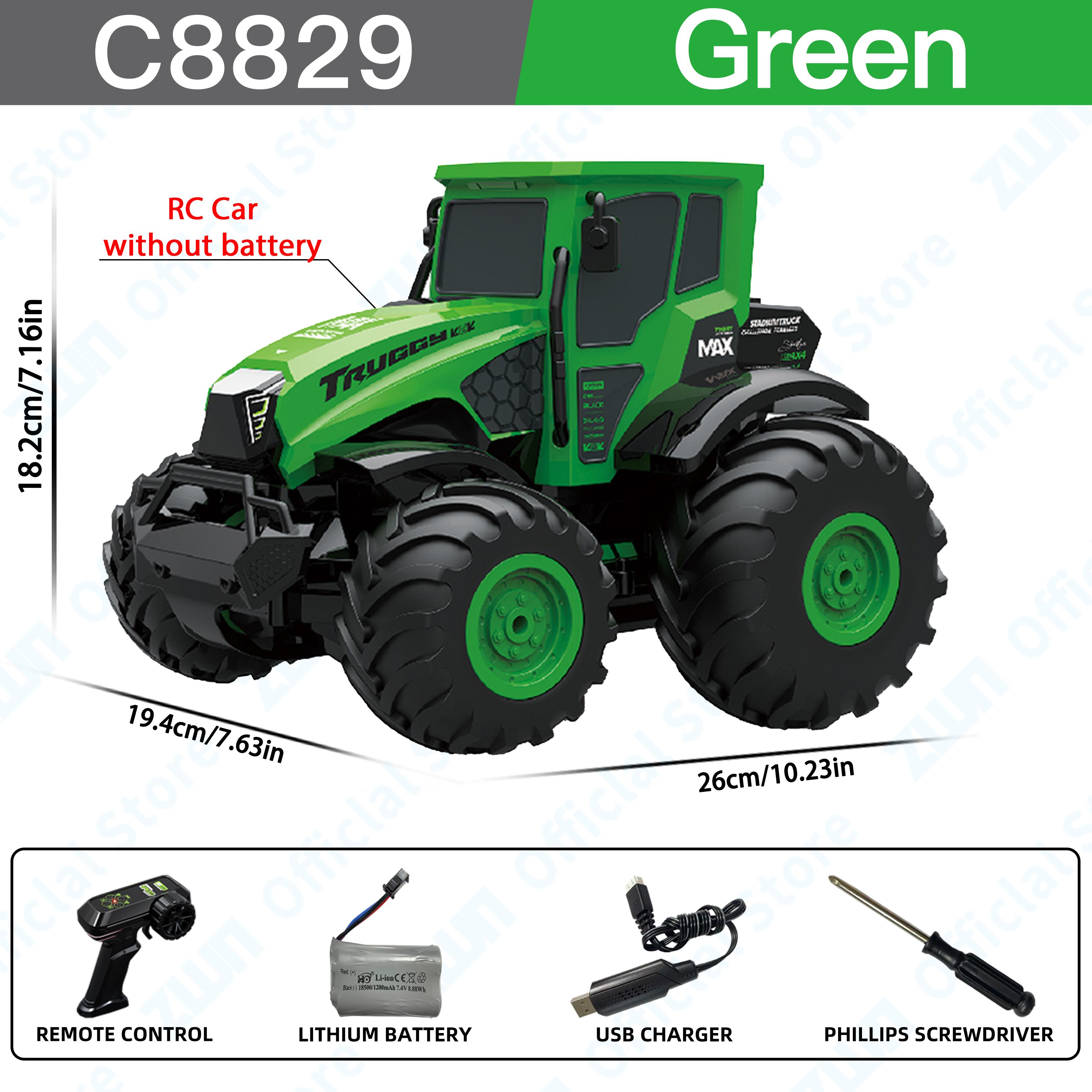 

JJRC C8829 2.4G RC Car Amphibious Tractor Full Scale 4WD RTR Off-road And Waterproof Remote Control Farmer Vehicle Toys for Kid