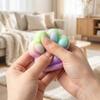 Ultra-large Cat Paw Squeeze Toy Rainbow Gradient Cat Paw Pinch Toy  Practical Jokes