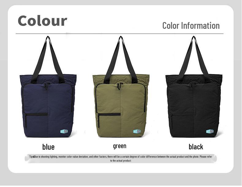 Versatile Multifunctional Nylon Backpack & Stylish Shoulder Bag