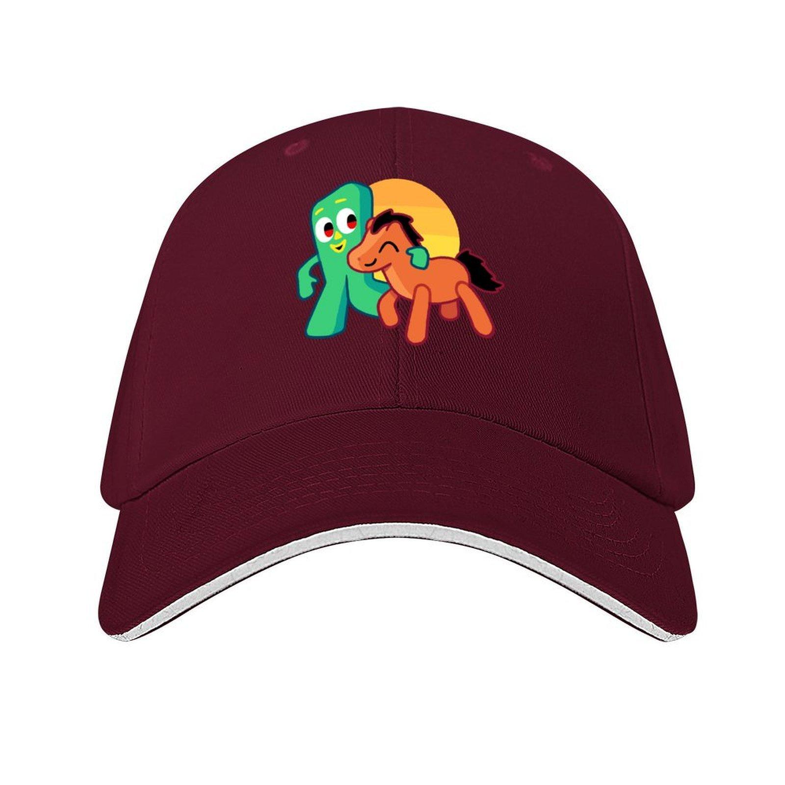 

gumby and pokey Baseball Cap Custom Cap luxury caps Trucker Hat Hat Unisex For The Sun Golf Wear Unisex Womens
