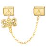 Gold Color Cute Cat Paw Pearls Bow Knot Rose Chain Tassel Italian Charm Links Fit 9mm Bracelet Stainless Steel Women DIY Making