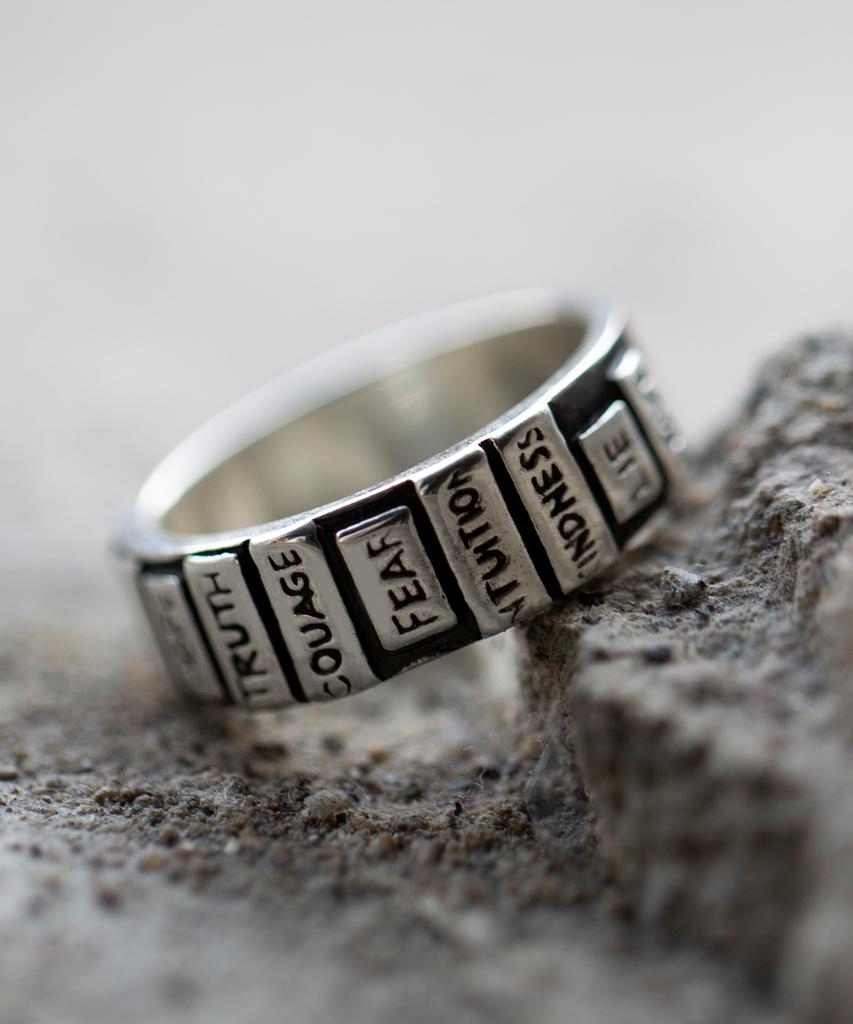 Shoveoff [Silver 925] Svr-#S603 Have A Belief Ring