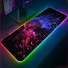 Gaming Mouse Pad Life In Another Ram Rem Gaming Computer Mouse Pad Anime RGB Large Mouse Mat with Rainbow LED Backlight 700x300 MM ReZERO -Starting
