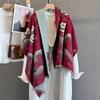 Autumn Winter Scarf for Women Cashmere Shawls Lady Warm Thick Blanket Cashmere Bufanda Poncho Echarpe Stoles Student Scarves