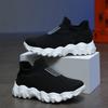 Platform Children High Top Sock Shoes Knit Breathable Boys Slip On Sneaker Casual Sports Lightweight Tennis Shoes for Boy Girls