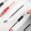 0.5mm Black Student Ballpoint Pen: Quick-Drying Exam & Office Pen