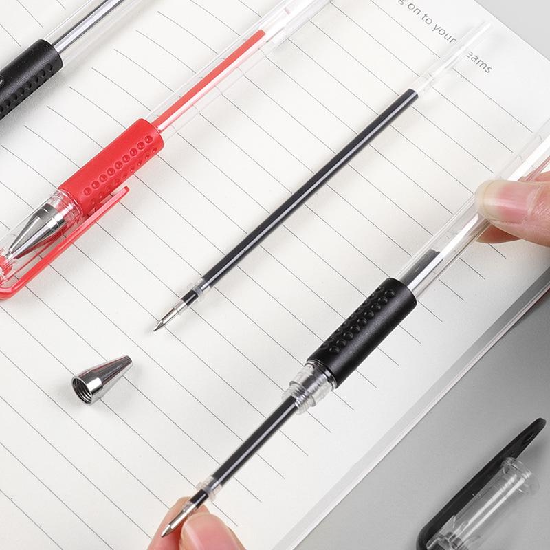 0.5mm Black Student Ballpoint Pen: Quick-Drying Exam & Office Pen