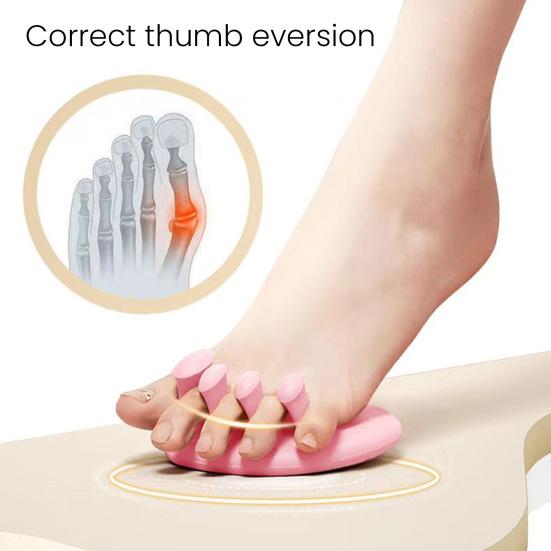 1 Pair Arch Trainer Non-slip TPR Overlapping Toe Separator Men Women Foot Arch Strengthener Valgus Bunion Corrector Tool