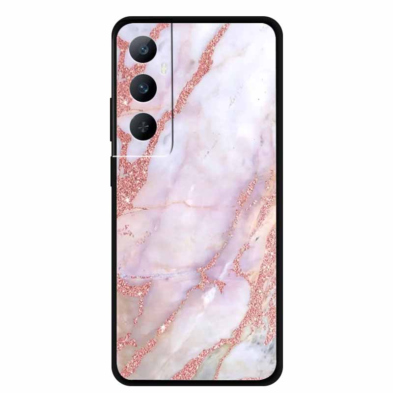 For Realme C65 4G Global C 65 Phone Case Marble Patterns Back Cover TPU Soft Silicone Protector Shield Funda for RealmeC65 Capa