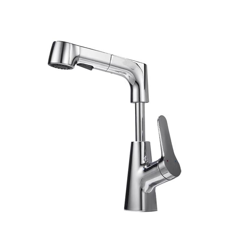 

Brass Pull-Out Swivel & Lift Basin Mixer Faucet