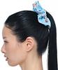Eireve Kitten Check Scrunchie (Blue)