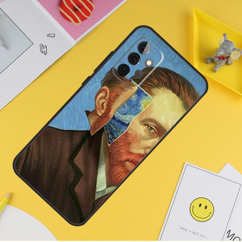 Van Gogh Starry Night Case For Samsung Galaxy A36 A16 A56 A06 A54 A34 A14 A13 A53 A12 A22 A32 A52 A35 A17 A15 A55