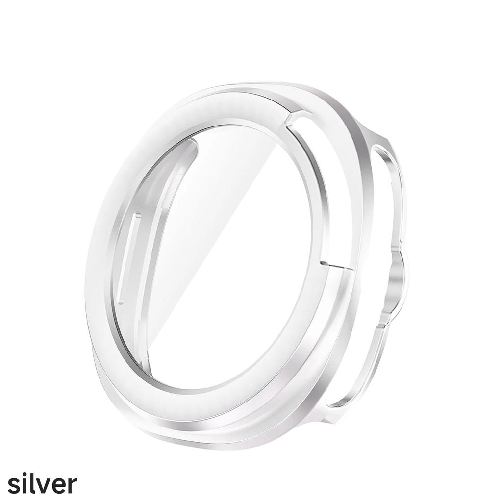 Hülle für Samsung Galaxy Watch 8 Classic Zubehör Panzerglas Displayschutz Bumper Galaxy Watch 8 Classic 46mm PC Hülle