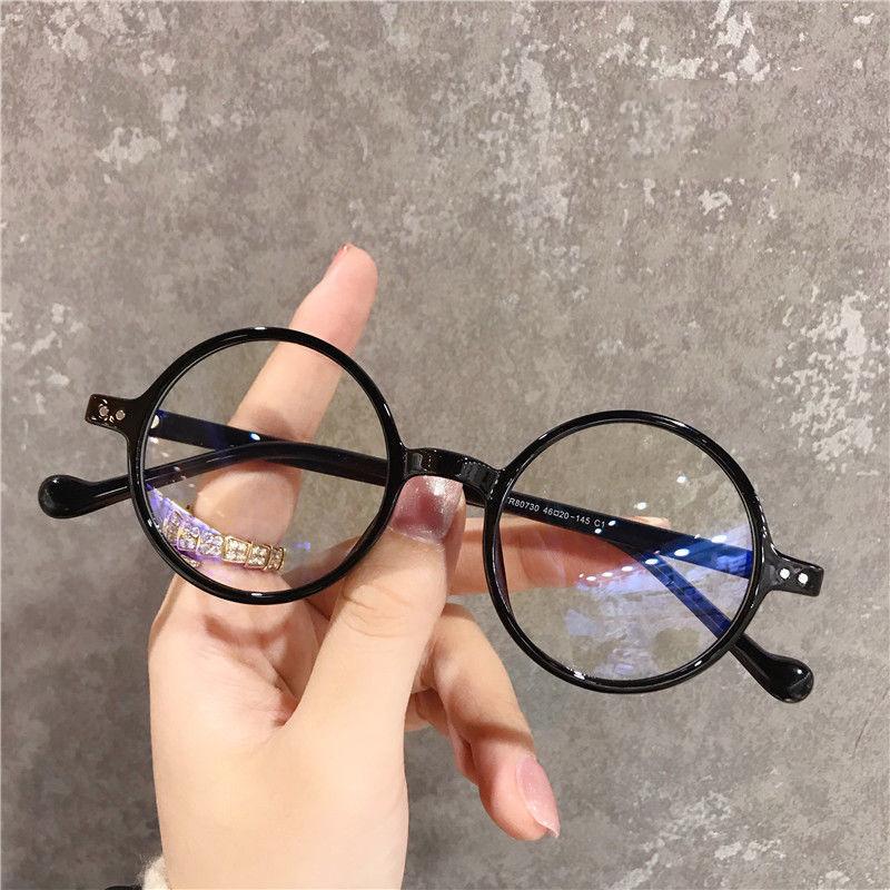 New Small Round Frame Reading Glasses Anti-blue Light Showing Young And Fashionable Ultra-light Hd Reading Glasses 907