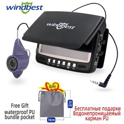4.3-Inch Night Vision Fish Finder Underwater Camera with Anchor Detection