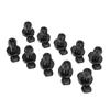 L Track Double Lug Threaded Stud Fitting 6000lbs Load Capacity L Rail Stud Nut Tie Down Fitting for Truck Bed Trailer