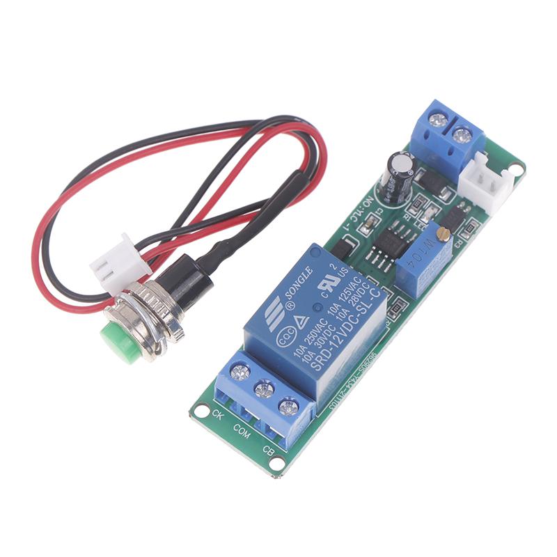 Dc 12V Adjustable Timer Delay Turn Off Module Timing Relay Time Switch 1~10Sec Delay Off Switch Module