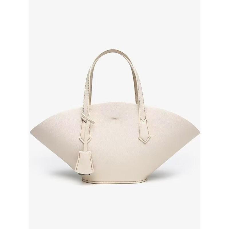 

ZA Women s Bag 2024 Work Commuter Portable Single-shoulder Diagonal Straddle Niche Design Tote off білий колір