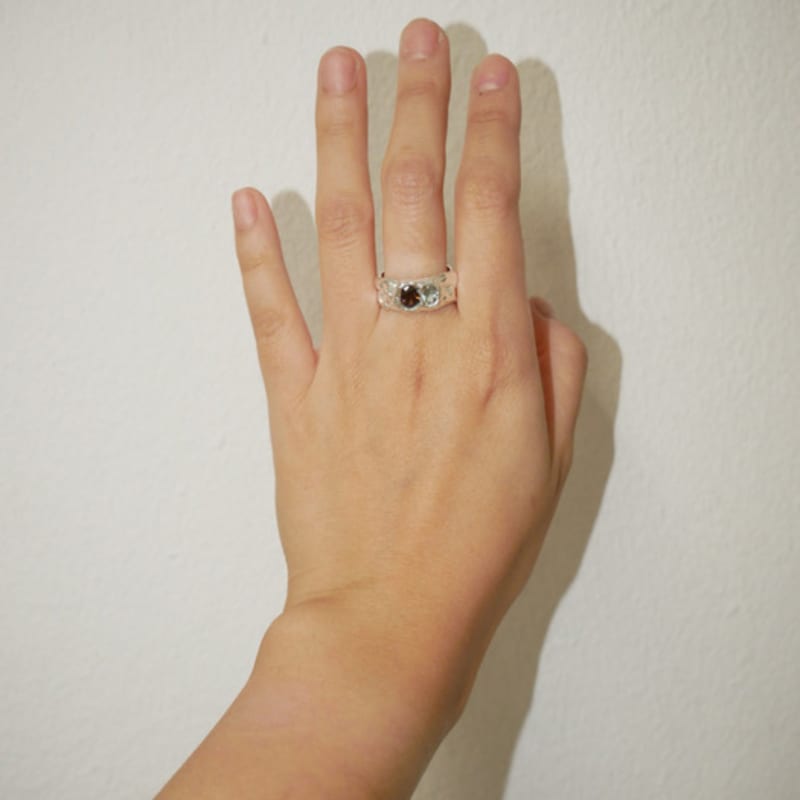 Ovoe Studio Melting Taste ring_SILVER
