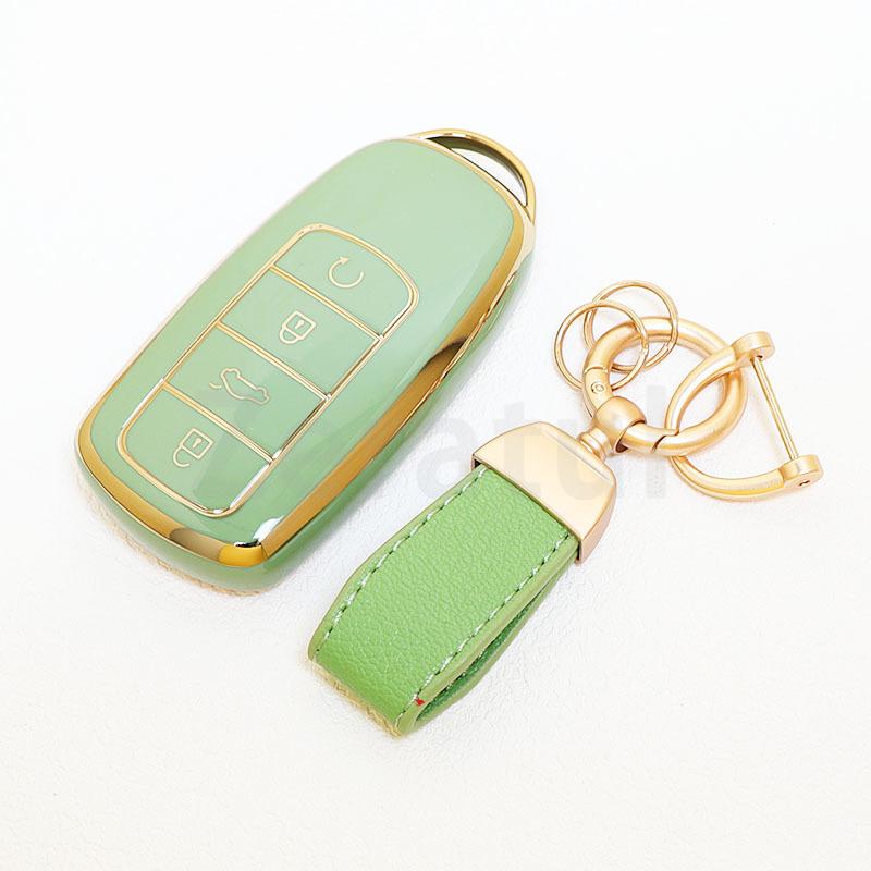 Tpu Car Key Case Cover For Chery 8-Plus 8 Pro 7 Pro Arrizo 5-Plus Auto Shell Fob Holder Keyless Protector Accessories