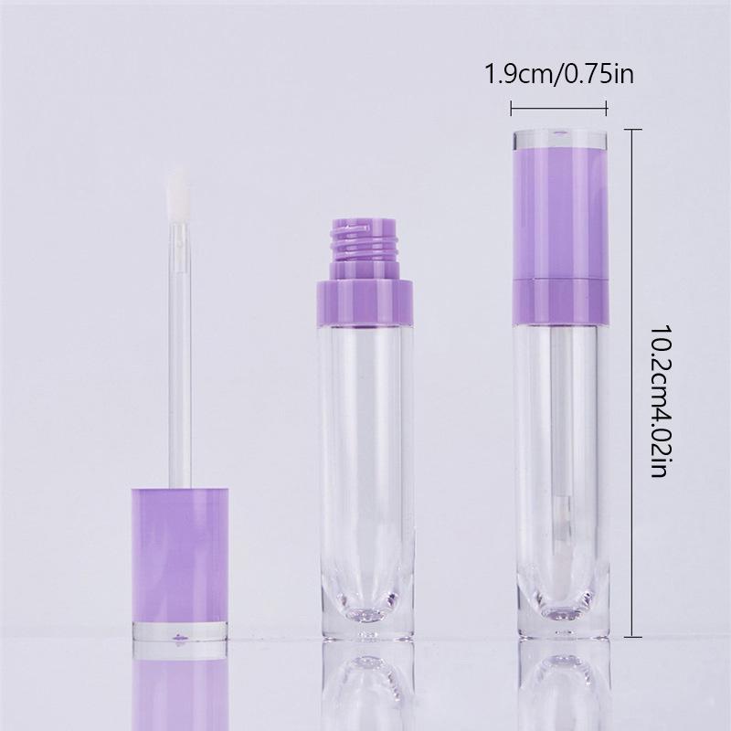 HUA 8ml DIY Lip Balm Tube Container With Cap Refillable Empty Lipstick Bottle Lipgloss Tube Cosmetic Sample Container Package