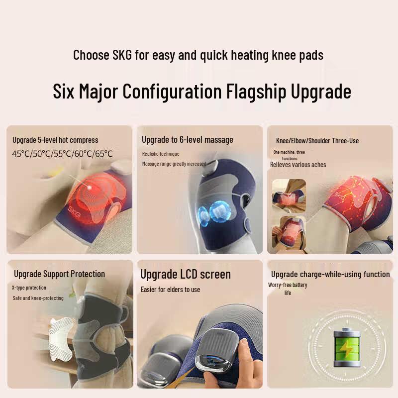 SKG W3 Heated Knee Massager CN plug (adapter included) One Size