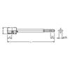Koken 1/4" (6.35mm) High Universal Nut Setter, Overall Length 200mm, 13mm, 113UN.200-13