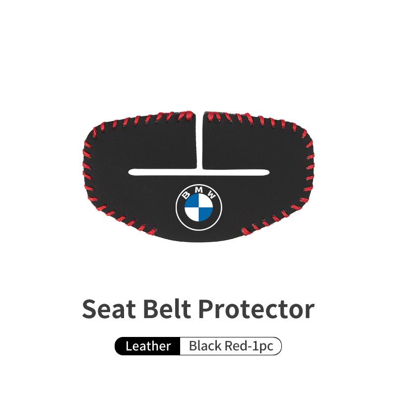 CLRJ1 Leather Car Seat Belt Buckle Protector Anti-Scratch Fastener Clip For BMW M 1 3 4 5 6 7 Series X1 X3 X4 X5 G20 G38 F48 E36 E39