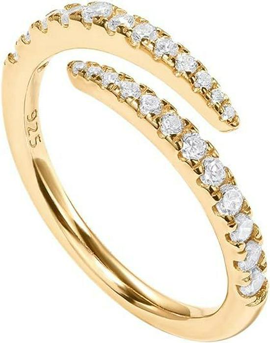 2026 Women s Micro-Pavé Diamond Adjustable Ring - Niche High-End Fashion