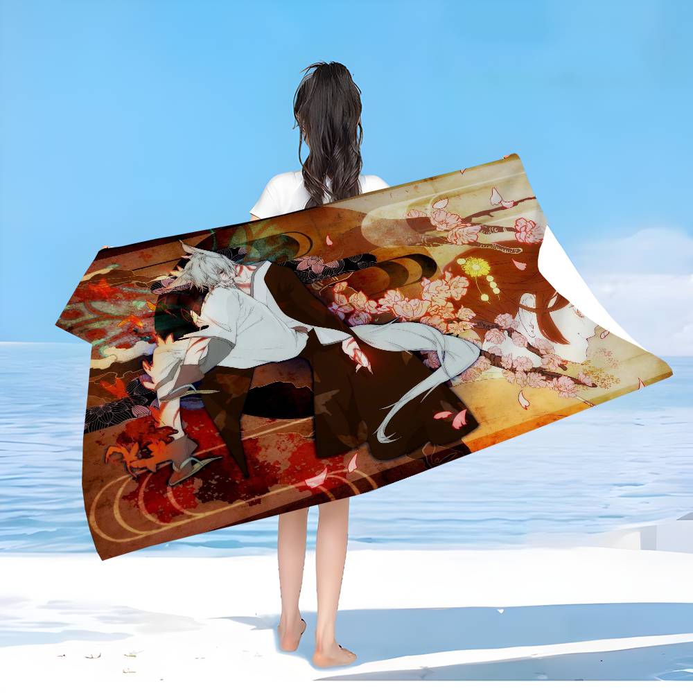 Anime Kamisama K-Kisss Microfiber Beach Towel Absorbent Quick dry Soft Yoga Swimming Resort Mountain Climbing Towel