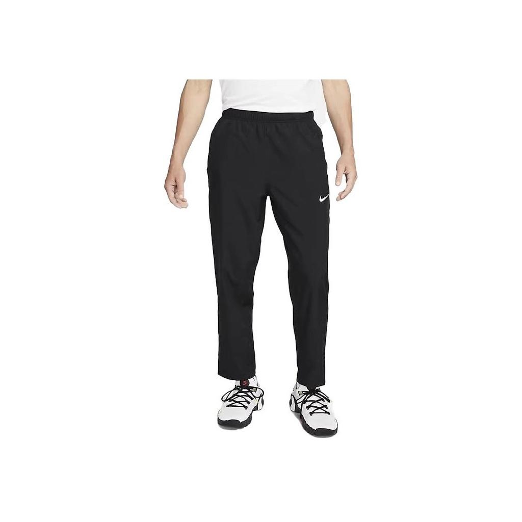 Nike Logo Print Casual Loose Straight-Leg Sweatpants Men Bottoms Black FB7491-010
