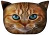Bertoni Decorative Pillow "Benek the Cat" 30×45 Cm - Velvet, Cat Print, Anti-allergic Insert