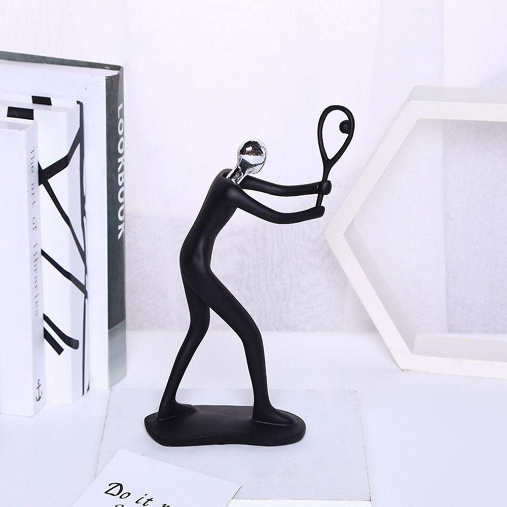 Home Decor Artwork Figure Sculpture Resin Crafts Character Ornaments Sports Figure Sculpture
