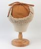 Yunibeosyeolkemiseuteuli Corduroy Beige String Earflap Cap