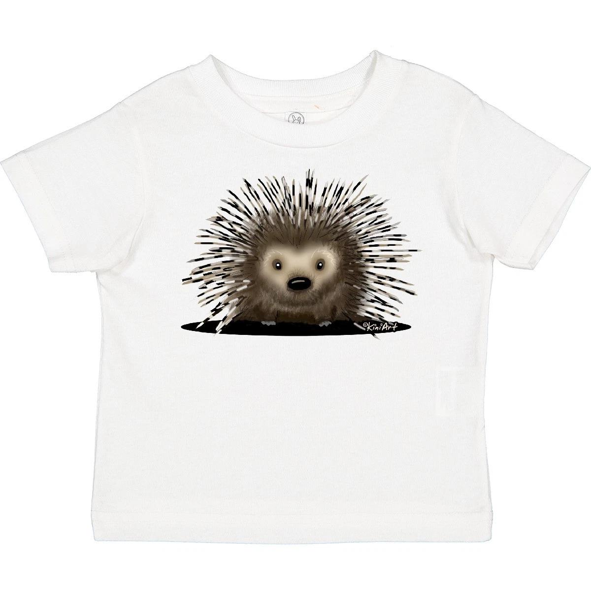 Inktastic Porcupine Toddler T-Shirt - KiniArt Pickles Art Cute Cartoon Quill Pig 100