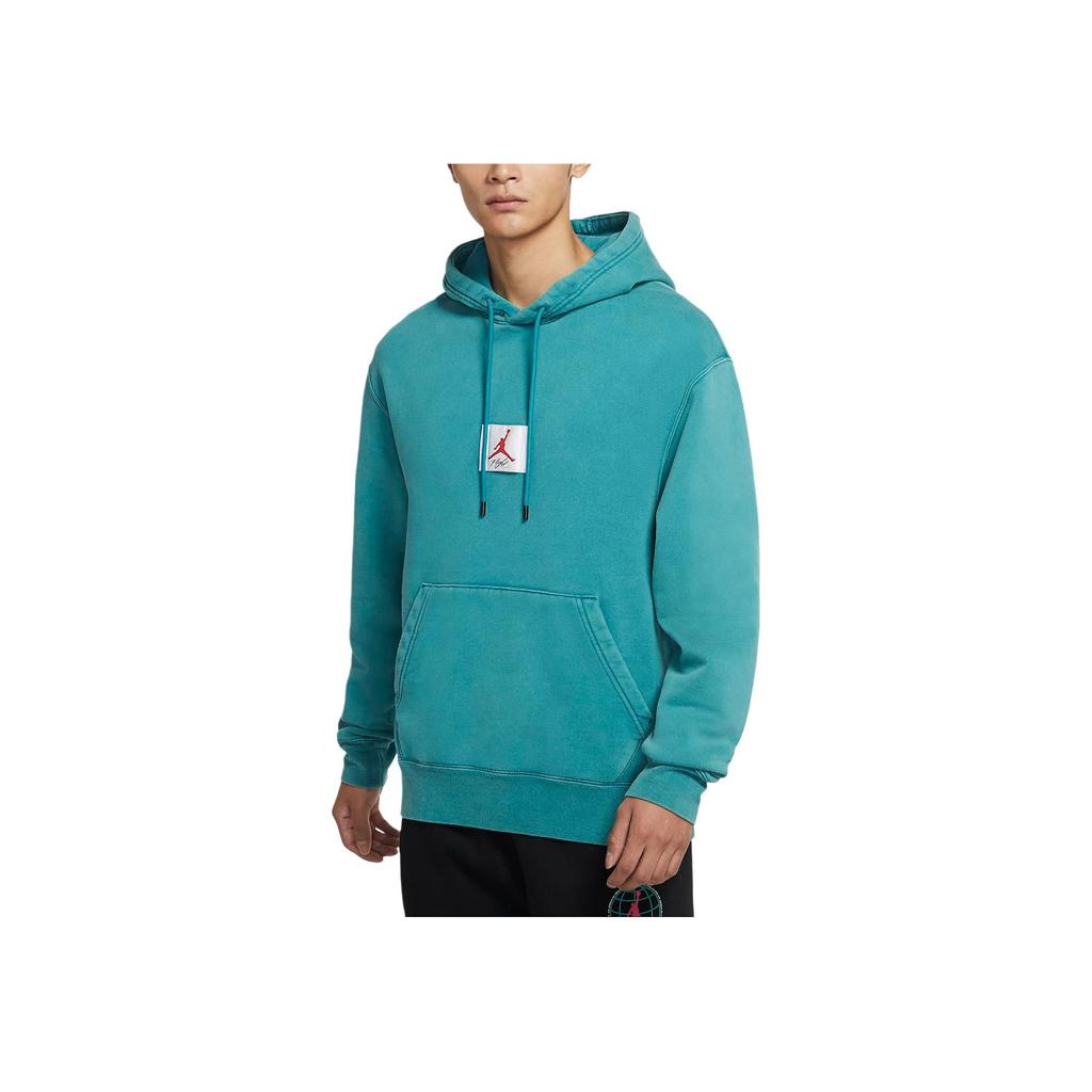 Jordan Solid Color Casual Hoodie With Long Sleeves Men Tops Crystal-Cave-Teal CK6469-381
