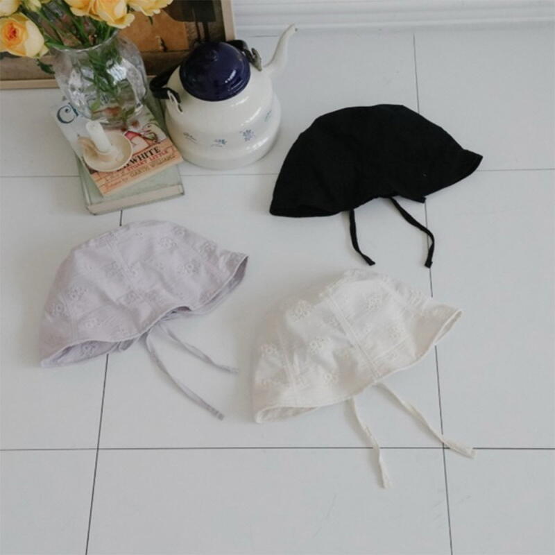 Женская хлопковая панама с цветочным принтом C8103_Ivory