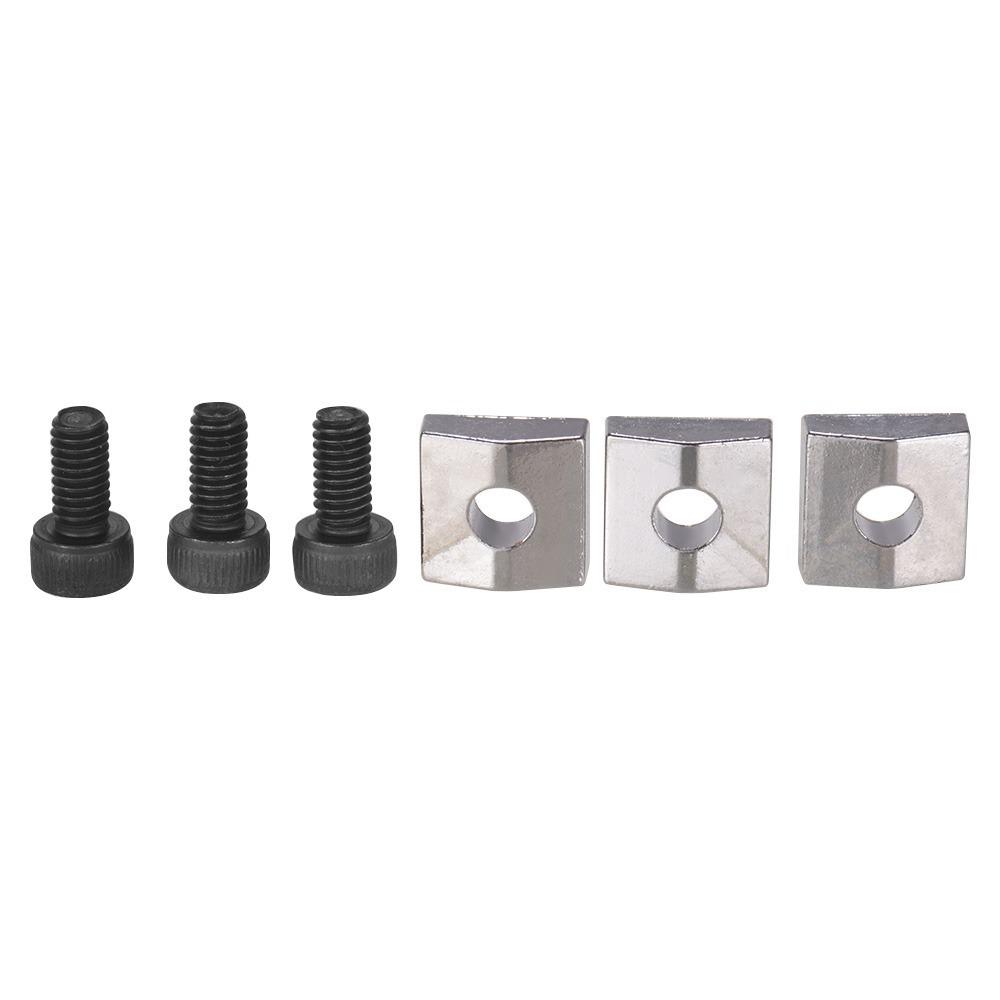 3Sets Silver+Black Guitar String Lock Metal Guitar Accessories Set  Electric Guitar