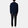 Stone Island V-Neck Loose Fit Long Sleeve Sweater Men sweater Navy-Blue K1S155100023S00B4-V0020