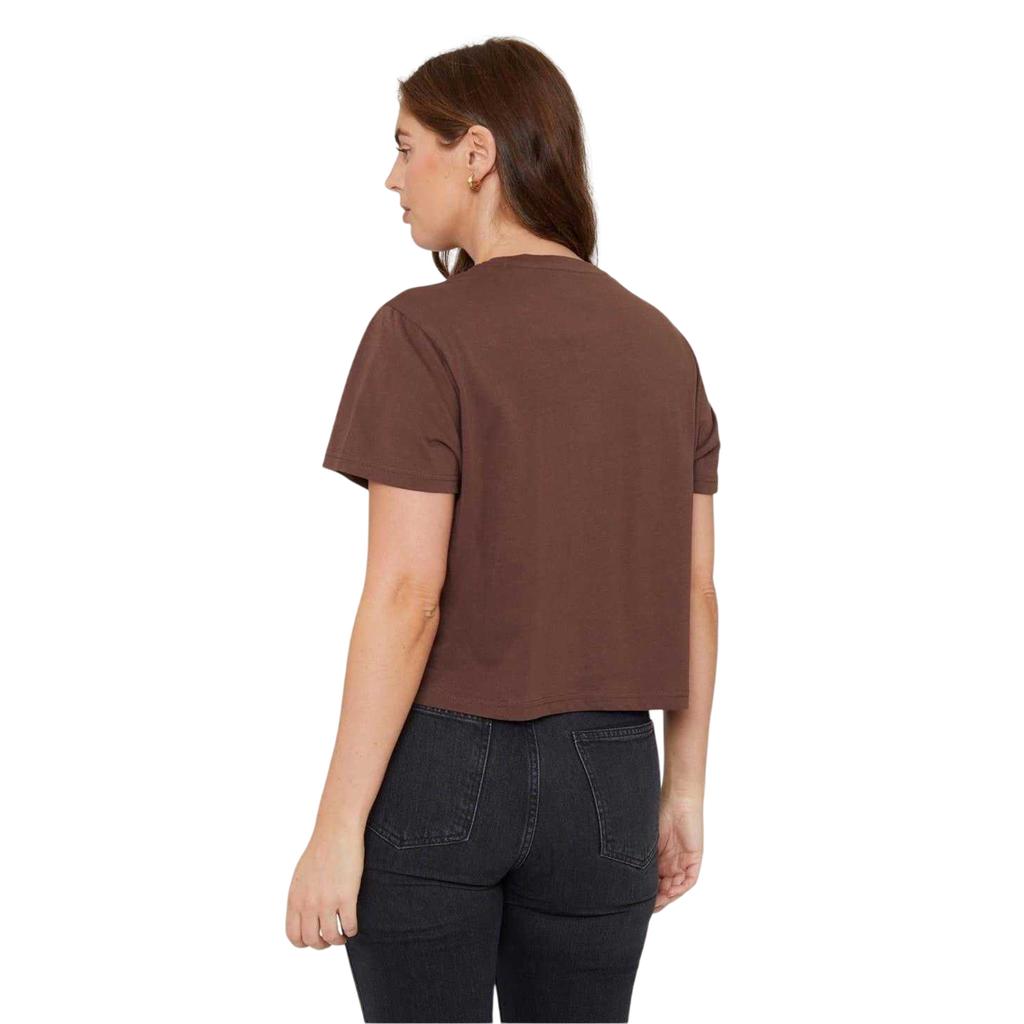 Be You Womens/Ladies Crew Neck Boxy Crop T-Shirt
